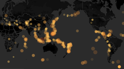 Earthquake Animation: July 2020